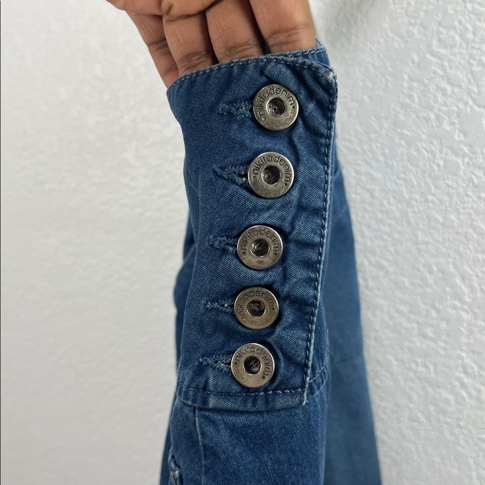 Vintage Y2K RARE Nikita Women's Denim HAREM Balloon Jeans Pants SZ 27/34 Casual - Picture 8 of 13